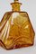 Art Deco Glass Liquor Bottle with Cap, Bohemia, 1930s 8