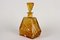 Art Deco Glass Liquor Bottle with Cap, Bohemia, 1930s, Image 2