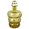 Art Deco Glass Bottle with Lid, Bohemia, 1930s, Image 1