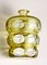 Art Deco Glass Bottle with Lid, Bohemia, 1930s 16