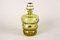 Art Deco Glass Bottle with Lid, Bohemia, 1930s 2