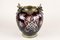 Französische Jugendstil Vase aus geschliffenem Glas mit Libellen aus Bronze, Frankreich, 1900er 10