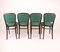 Art Nouveau Dining Chairs by Marcel Bomber for Thonet, Austria, 1910s, Set of 4, Image 3