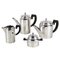 Versilbertes Art Deco Kaffeeservice, Italien, 1920er, 4er Set 1