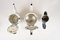 Art Deco Silver Plated Coffee Set, Italy, 1920s, Set of 4 14