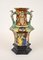 Majolica Pagoda Vase by Wilhelm Schiller & Son, Bohemia, 1860s 2