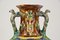 Majolica Pagoda Vase by Wilhelm Schiller & Son, Bohemia, 1860s, Image 12