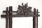 Black Forest Wall Mirror with Center Top Carving, Austria, 1890s, Image 4