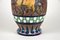 Art Deco Majolica Vase mit Emaillefarbe von Amphora, 1920er 3