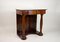 Biedermeier Nutwood Console Table with Columns, Austria, 1860s 3