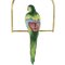 Hanging Parrot Figurine in Ceramic 14