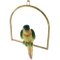 Hanging Parrot Figurine in Ceramic 8