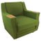 Schiltach Lounge Chair in Green Fabric 1