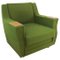 Schiltach Lounge Chair in Green Fabric, Image 1