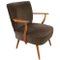 Vintage Lounge Chair in Fabric with Wood Structure 2