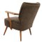 Vintage Sessel aus Stoff mit Holzgestell 6