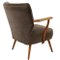 Vintage Lounge Chair in Fabric with Wood Structure 10