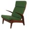 Bemmer Lounge Chair in Green Fabric 4
