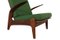 Bemmer Lounge Chair in Green Fabric 11