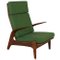 Bemmer Lounge Chair in Green Fabric 1