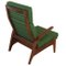 Bemmer Lounge Chair in Green Fabric 5