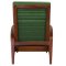 Bemmer Lounge Chair in Green Fabric 8