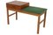 Akkavaara Gossip Bench with Green Fabric Seat 3