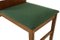 Akkavaara Gossip Bench with Green Fabric Seat 8