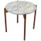 Marmonte Side Table with Marble Print, Image 3