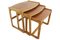 Maghull Nesting Tables in Wood, Set of 3, Image 4