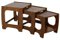 Tavolini a incastro Raywell in legno, set di 3, Immagine 1