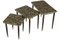 Black Rider Nesting Tables in Formica, Set of 3 2