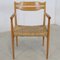Dining Room Chairs with Rattan Flechtheims, Set of 6 4