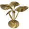 Palm Plant Decor in Brass, Image 1