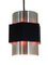 Vintage Space Age Hanging Lamp in Stainless Steel, Image 9