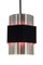 Vintage Space Age Hanging Lamp in Stainless Steel, Image 1