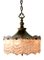 Hanging Lamp in Brass with Frosted Iced Glass 14
