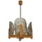 Vintage Zemmer Hanging Lamp in Glass 8