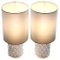 Table Lamps in Crystal, Set of 2 11
