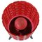 Lampe Tripode en Plastique Rouge 7