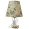 Table Lamp in Crystal with Floral Shade 15