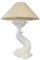 Lampe de Bureau Vintage avec Base Poisson en Céramique 3