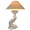 Vintage Table Lamp with Fish Base in Ceramic, Image 9