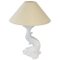 Vintage Table Lamp with Fish Base in Ceramic 4