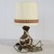 Vintage Tischlampe aus Keramik 2