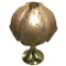 Glass & Brass Mushroom Table Lamp 10