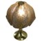 Glass & Brass Mushroom Table Lamp, Image 10