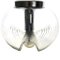 Lámpara colgante vintage de vidrio transparente, Imagen 7