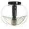 Vintage Pendant Lamp in Clear Glass 1