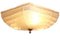 Vintage Ceiling Lamp in Iced Glass, Image 9